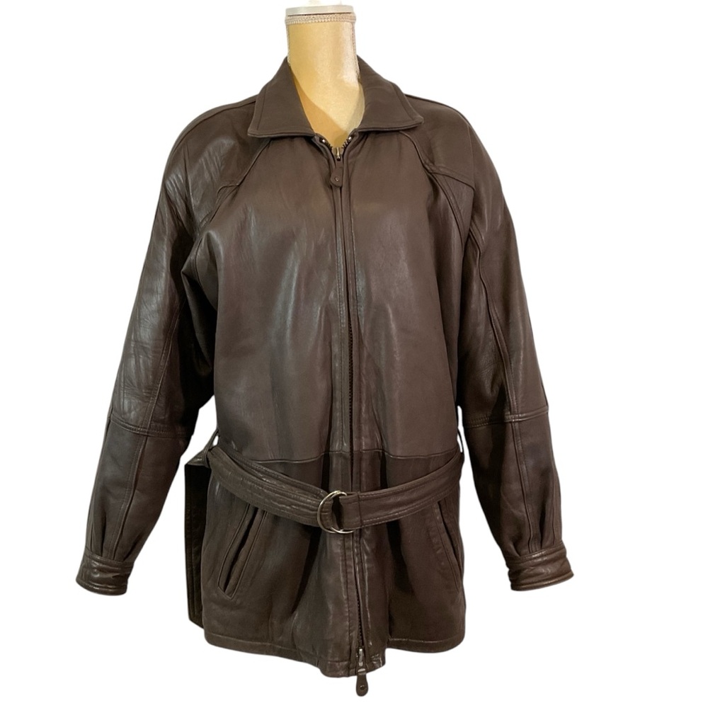 Georgetown Leather Design soft leather coat, size S